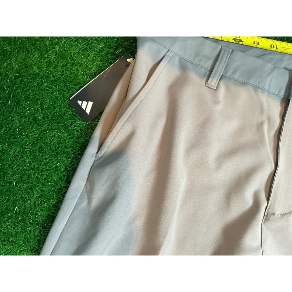 Adidas Adi Golf Pants Mens 32x32 Grey Five Flat Front Performance IS0541 NWT - Picture 3 of 5